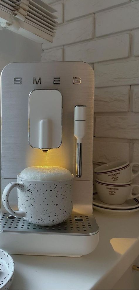 Smeg Coffee Machine, Smeg Coffee, Corner Aesthetic, Amazon Coffee, Automatic Coffee Machine, Coffee Corner, The Amazon, Coffee Machine, Espresso