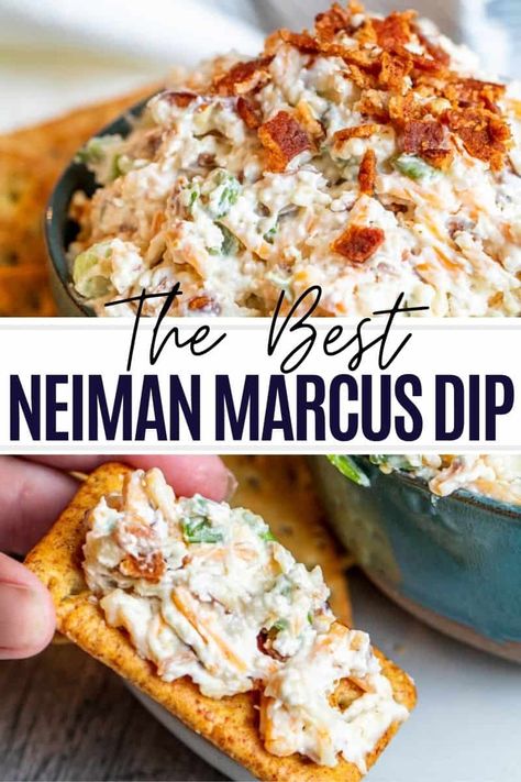 Neiman Marcus Dip, Dip Recipes Appetizers, Best Appetizer Recipes, Dip Recipes Easy, Bon Appetite, Yummy Dips, Bacon Cheese, Perfect Appetizers, Dip Recipe