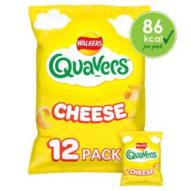 Buy Walkers Quavers Cheese Multipack Snacks Crisps 12x16g online at Iceland. Free next day delivery on orders over £40. Potato Snack, Sandwich Fillers, Potato Snacks, Monosodium Glutamate, Cheese Powder, Cheese Crisps, Whey Powder, Peanut Allergy, Cheese Snacks