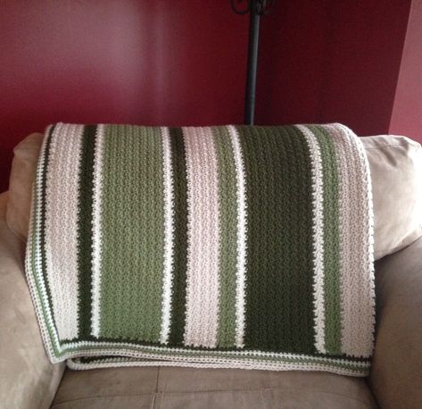 This Afghans item by PinkRoomDesigns has 21 favorites from Etsy shoppers. Ships from United States. Listed on 09 May, 2023 Crotchet Blanket Patterns, Striped Afghan, Chunky Yarn Blanket, Green Baby Blanket, Striped Crochet Blanket, Crochet Green, Baby Boy Crochet Blanket, Annie's Crochet, Striped Baby Blanket