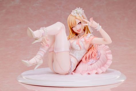 White Lily Flower, Manga Poses, Dress Up Darling, Kawaii Toys, Kawaii Core, Living Dolls, Anime Figurines, Figure Poses, Anime Dolls