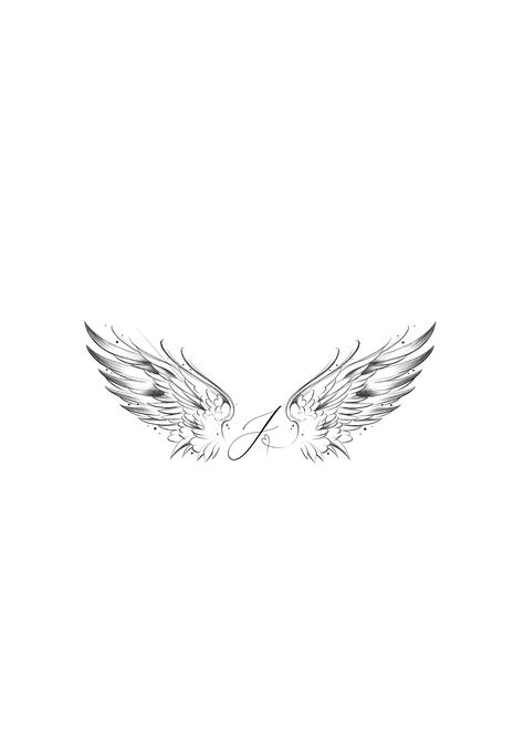 5:55 Tattoo, Detailed Angel Wings Tattoo, Angel Wings Tattoo On Back Women, Angel Wings Tattoo Behind Ear, Name With Wings Tattoo, One Wing Tattoo, Half Butterfly Half Angel Wing Tattoo, Fallen Angel Wings Tattoo, Angels Wings Tattoo