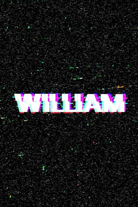 William name typography glitch effect | free image by rawpixel.com / Pam Barbara Name, Thomas Name, Ashley Name, Jessica Name, Typography Psd, Name Typography, William Name, Whatsapp Background, Glitch Text