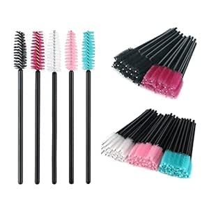 G2PLUS 100PCS Disposable Eyelash Brushes, Adjustable Mascara Wands Makeup Applicator, Eyelash Spoolies Brushes for Eyelash Extensions and Eyebrows (Multi-colored) Mascara Application, Eyelashes Mascara, Eyelash Brush, Buy List, Mascara Wands, Makeup To Buy, Makeup Application, Eyelash Extensions, Multi Colored