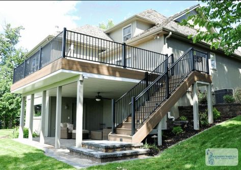 Stair Idea, Deck Ceiling, Under Deck Ceiling, Patio Under Decks, Under Deck, Deck Remodel, Patio Deck Designs, Under Decks, Deck Designs Backyard