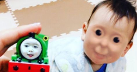 #World #News  10 terrifying kid face swaps to keep you up at night  #StopRussianAggression #lbloggers @thebloggerspost Face Swap Fails, Funny Life Memes, Funny Face Swap, Quick Pics, Face Swap, Face Swaps, Funny Life, Memes Hilarious, 웃긴 사진