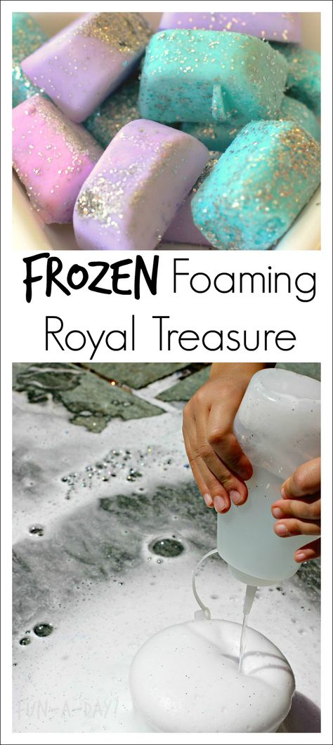 Frozen-inspired science for preschoolers (and older kids)! Colorful treasure chests that foam, fizzle, and sparkle!  The "secret ingredients" add scent and color to the experiment. Science For Preschoolers, Fairy Tale Science, Experiment Preschool, Science Week, Treasure Chests, Summer Preschool, Frozen Themed, Sparkle Party, Science Activities For Kids