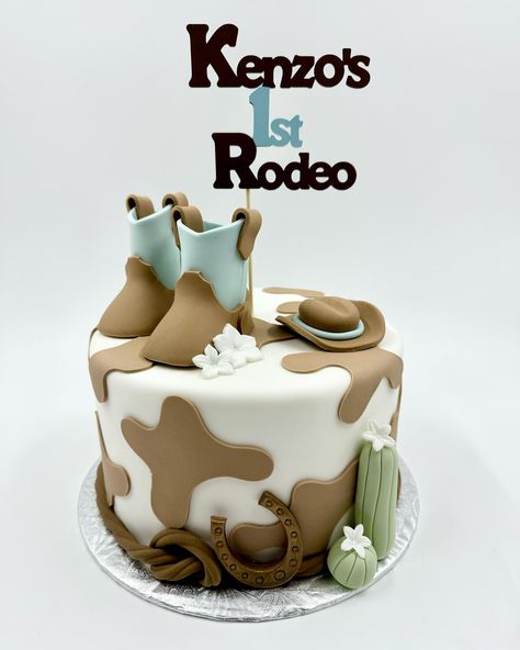 First Rodeo for this little one 🐴🤠 #firstrodeo #1stbirthday #rodeocake #tailoredtreats First Rodeo Birthday Boy Cake, My First Rodeo Birthday Boy Cake, First Rodeo Birthday Cake, Rodeo Birthday Cake, My First Rodeo Birthday Boy, First Rodeo Birthday Boy, Western Birthday Cakes, My First Rodeo Birthday, 1rst Birthday