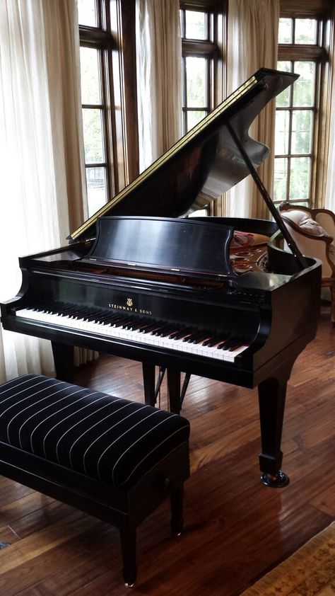 Taken with my Samsung Galaxy S4 at my client's home, Chad & Kristen Christensen in Holladay. Grand Piano Room, Backyard Diy Ideas, Easy Outdoor Projects, Piano Room Decor, Home Music Rooms, Piano Decor, Baby Grand Pianos, Piano Room, Backyard Diy