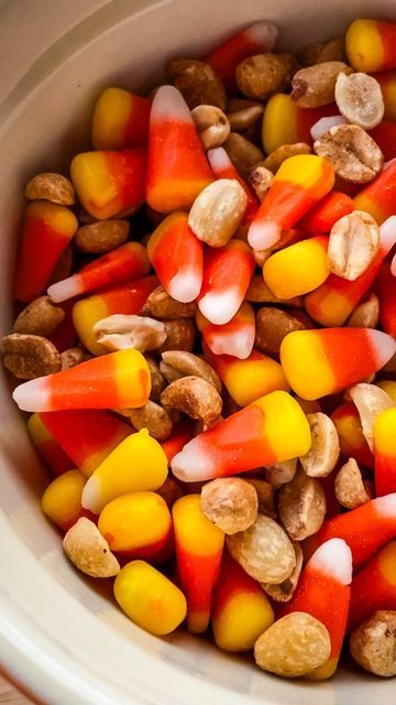 Cook Fast, Eat Well on Instagram: "Happy Halloween! ⁣
⁣
This is my favorite “candy salad”. There’s just something perfect about the combination of candy corn and salted peanuts. I think it tastes like a Payday Bar! ⁣
#halloween⁣ #candycorn #candy" Payday Bars, Candy Salad, Salted Peanuts, Favorite Candy, Eat Well, Candy Corn, Eating Well, Happy Halloween, Corn