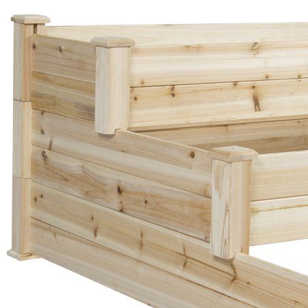 Wood Raised Garden Bed, Vegetable Garden Beds, Wooden Garden Bed, Vegetable Garden Raised Beds, Tiered Garden, Garden Kit, Steps Design, Stair Steps, Garden Planter