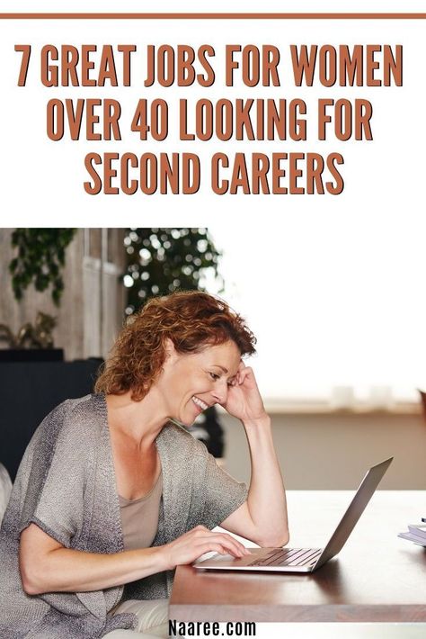 Are you a mom over 40 planning a second career with great jobs for women over 40? Check out this list of 7 of the best careers for women over 40. Read this article to explore great jobs for women over 40, some of which require no degree. Jobs For Women Over 40 | Jobs For Women Ideas | Jobs For Women No Degree | Second Careers For Women #careers #jobs #worktathome #workfromhome Working Mom Inspiration, Midlife Career Change, Bicycle Paint Job, Job Inspiration, Working Mom Life, Best Jobs, Job Quotes, Jobs For Women, Career Inspiration