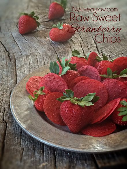 Raw Sweet Strawberry Chips