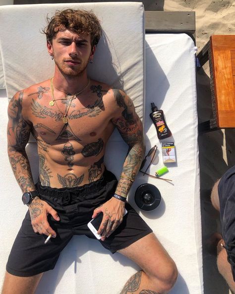 Nicholas Angel AK-47 on Instagram: “Sun , sea and wind. Who wants to join? 🦐🦐🦐🦐” Mens Abs Tattoo, Patch Work Tatoos Men, Butterfly Mens Tattoo, Men Covered In Tattoos, Hot Male Tattoos, Tattoed Guys Aesthetic, Tattoo Styles Men, Guy Tattoos Aesthetic, White Men With Tattoos