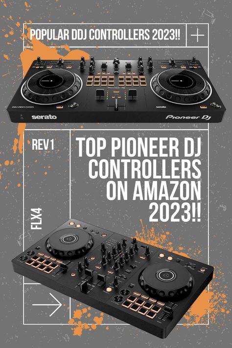 Top Pioneer DJ Controllers on Amazon 2023 #pioneerdj #flx4 #rev1 #ddj #pioneer #controller #aesthetic Controller Aesthetic, Ddj Flx4, Pioneer Dj Controller, Amazon 2023, Pioneer Ddj, Pioneer Dj, Dj, Music, Design