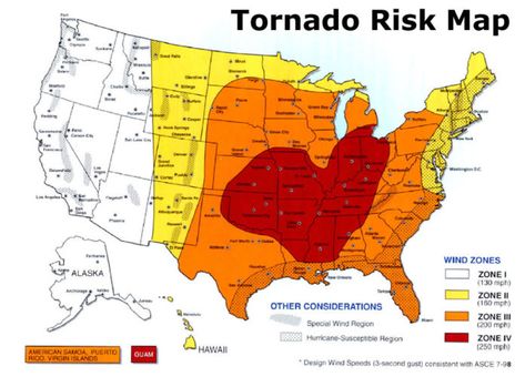 These US tornado hazard maps indicate where you have the biggest chance to encounter a catastrophic tornado. Study US tornado alley and tornado risk maps. Plinko Board, Hazard Map, Tornado Shelter, Tornado Alley, Storm Shelter, Meteorology, Disaster Preparedness, Historical Maps, Us Map