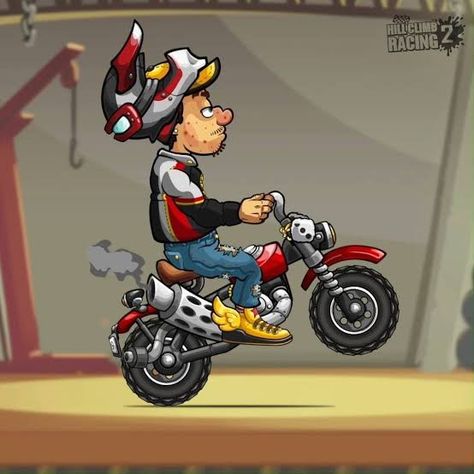 Hill Climb Racing, Hill Climb, Climbing, Stationary Bike, Anime Guys, Mario, Ghost, Mario Characters, Bike