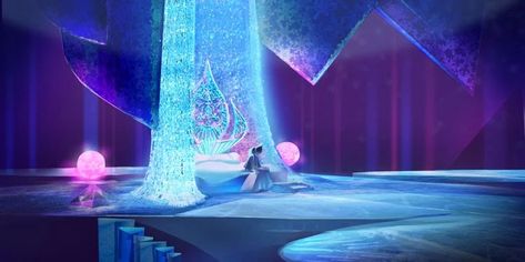 Elsa's Ice Palace/Gallery | Disney Wiki | Fandom Frozen Art, Ice Palace, Jack Frost And Elsa, Fantasy Rooms, Ice Castles, Disney Concept Art, Fantasy Art Landscapes, Snow Queen, Visual Development