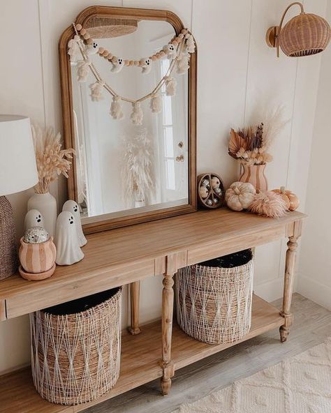 Fall Decor Tv Console, Fall Tv Console Decor, Everett Console Table, Fall Decor Entryway Table, Fall Console Table Decor, Fall Entryway Table Decor, Fall Entry Table Decor, Hallway Table Decor, Table Fall Decor