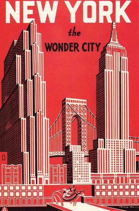 matouenpeluche: Vintage New York New York Poster, Deco Poster, New York State Of Mind, City Poster, Art Deco Posters, Vintage New York, New York State, New York New York, Vintage Travel Posters