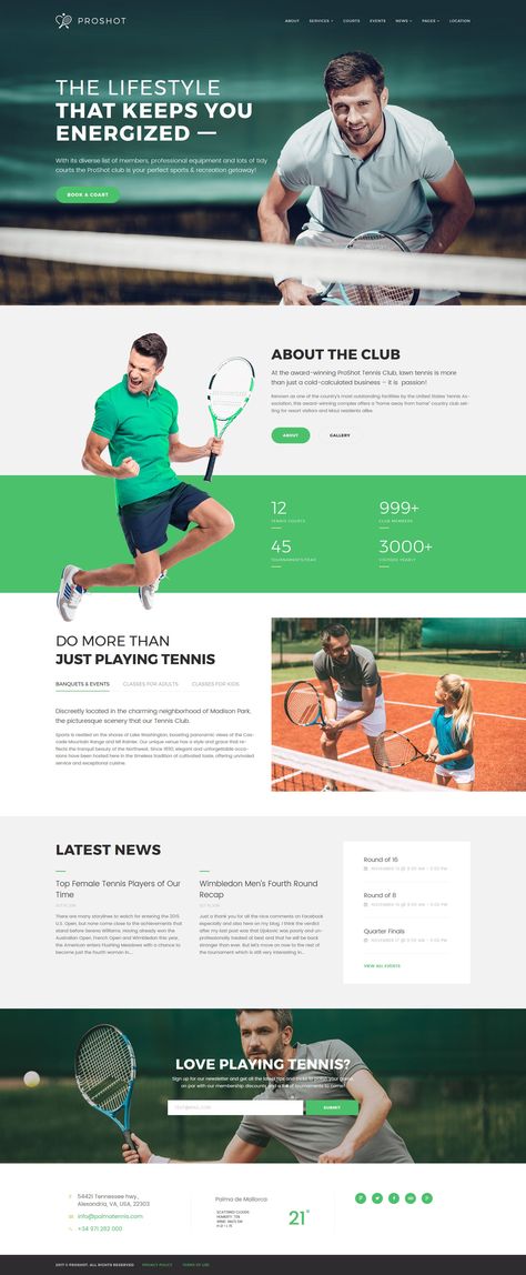 Tennis Club WordPress Theme Web Sport, Blog Templates, Simple Web Design, Tennis Lessons, Sports Templates, Sports Tennis, Sports Website, Online Shop Design, Game Face