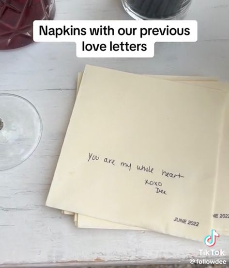 Love Letter Napkins Wedding, Wedding Letters To Guests, Wedding Love Letters, Eloping Ideas, Earth Wedding, Custom Wedding Napkins, Wedding Napkins Personalized, Handwritten Quotes, Wedding Letters