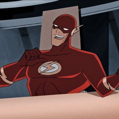 The Flash Justice League Unlimited, Flash Justice League Icon, Dc Cartoon Characters, Justice League Unlimited Icons, The Flash Icons Comics, Wally West Justice League Unlimited, Justice League Unlimited Flash, Dc Aesthetic Dc Comics, Wally West Justice League