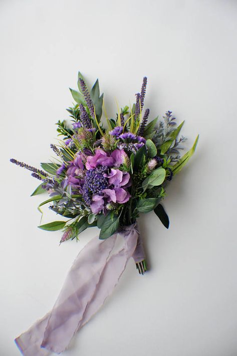 READY TO SHIP wildflower bouquet hydrangea lavender bouquet Lavender Bouquet Wedding, Wedding Flowers Blush, Wedding Flowers Boho, Peony Bridal Bouquet, Bouquet Hydrangea, Bouquet Purple, Bridal Bouquet Peonies, Silk Wedding Flowers, Silk Wedding Bouquets