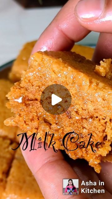 Milk Cake Recipe Indian, Mithai Recipe, Milk Cake Recipe, Kalakand Recipe, Cake Receipe, Easy Sweets, Milk Cake, In Kitchen, Cake Recipe