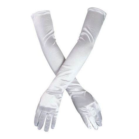 DreamHigh Women's Party Wedding 21" Long Satin Finger Gloves White at Amazon Women’s Clothing store: Satin Gloves, Wedding Gloves, Finger Gloves, Style Steal, Dress Gloves, White Bridal, White Gloves, Paisley Design, White Satin