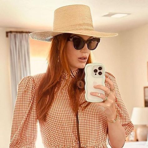 Hunter Bell on Instagram: "Gingham girls for summer! Inspired by @ambervenzbox’s west Texas look ❤️" Summer Gingham High-waisted Shorts, Hunter Bell, Out West, West Texas, Gingham, Texas, Sewing, On Instagram, Instagram