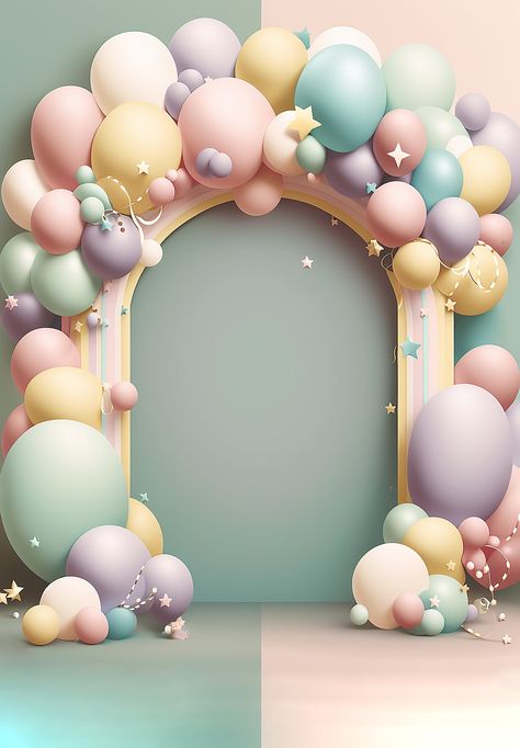 Baby Theme Background, Birthday Photoshoot Background, Kids Birthday Background, Birthday Bg, A4 Size Paper Border Design Flower, Bday Background, Texture Pictures, Baby Photography Backdrop, Baby Background