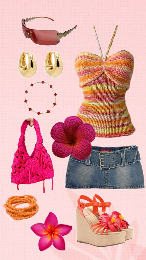 @elfncrafts Tropical Outfits, Easy Diy Clothes, Tropical Outfit, Earthy Outfits, Outfit Inspo Summer, 2000s Fashion Outfits, Cute Everyday Outfits, Really Cute Outfits, Summer Fashion Outfits