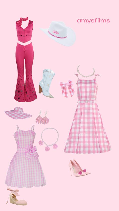 Barbie Halloween costumes! Halloween Costumes Barbie, Abi Ball, Bts Moodboard, Barbie Costumes, Barbie Design, Barbie Halloween Costume, Free Barbie, Barbie Halloween, Barbie Costume