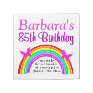 PRETTY PERSONALIZE CHRISTIAN 85TH BIRTHDAY NAPKIN STANDARD COCKTAIL NAPKIN http://www.zazzle.com/jlpbirthday/gifts?cg=196363607516380886&rf=238246180177746410 #85yearsold #85thbirthday #85thbirthdayparty #85thbirthdaygifts #85thbirthdaynapkins #Personalized85th #Christian85th Happy 85th Birthday, 65th Birthday Gifts, Birthday Prayer, 75th Birthday Gifts, Happy 90th Birthday, 85th Birthday, Happy Birthday Cake Images, Birthday Napkins, Happy 60th Birthday