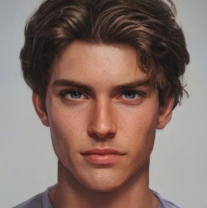 Brown Hair Blue Eyes Boys, Brown Hair Male, Brown Hair Boy, Brown Hair Green Eyes, Brown Hair Men, Golden Brown Hair, Brown Hair Blue Eyes, Character Inspiration Male, Boy Face