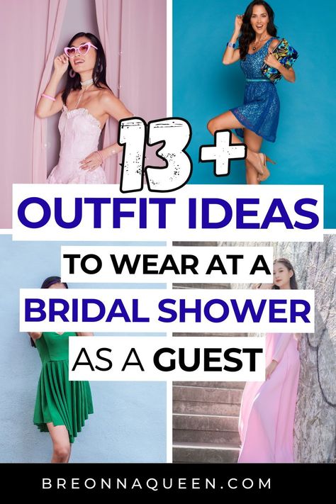 "Be the best-dressed guest! Dive into our collection of 13 gorgeous bridal shower outfit ideas. #BridalShowerWear #StyleGuide" what to wear to a bridal shower in the spring, what to wear to a bridal 
shower as a guest, bridal shower outfit ideas, bridal shower outfit 
ideas for the spring What To Wear To A Wedding Shower Guest, What To Wear To Bridal Shower As Guest, Bridal Shower Outfit For Guest Summer, Guest Bridal Shower Outfit, Bridal Shower Attire For Guest, Bridal Shower Dress For Guest, Bridal Shower Outfit Ideas, Bridal Shower Outfit For Guest, Bridal Shower Guest Outfit