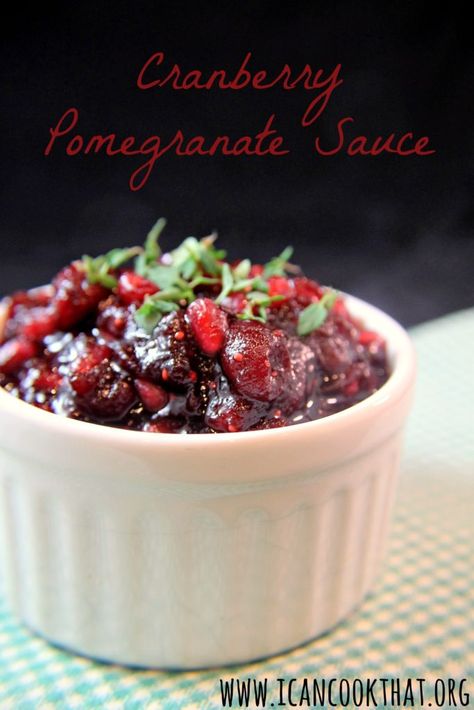 Cranberry Pomegranate Sauce Keto Cranberry Sauce, Cranberry Pomegranate, Cravings Recipes, Pomegranate Sauce, Canned Cranberry Sauce, Thanksgiving Meal, Turkey Dinner, Gluten Free Eating, Food Heaven