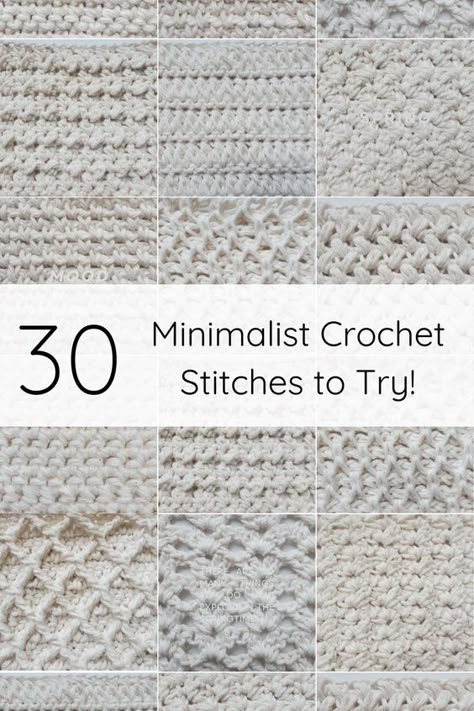 30 Minimalist Crochet Stitches to Try for a Polished Look - #BeadingPatterns #SeedBeadPattern #SeedBeadPatternsFree #SeedBeadPatternsTutorials Blanket Crochet Stitch Pattern, Simple Stitch Crochet, Decorative Crochet Stitch, Crochet Stitch Library, Opaque Crochet Stitches, English Crochet Patterns Free, Textured Crochet Stitches Free, Fine Yarn Crochet Patterns, Tight Crochet Stitch