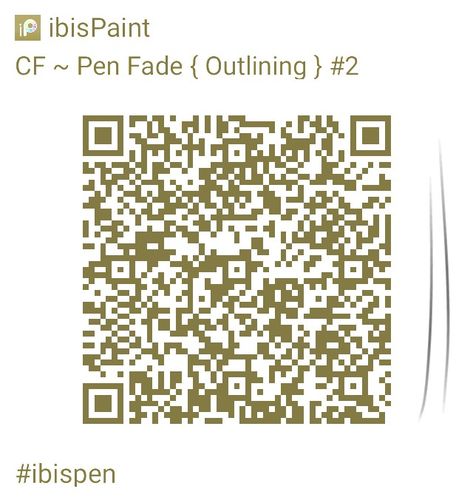 CF ~ Pen fade { Outlining } #2. Ibis Paint Code, Paint Code, Ibis Paint, Pen, Coding, Paint