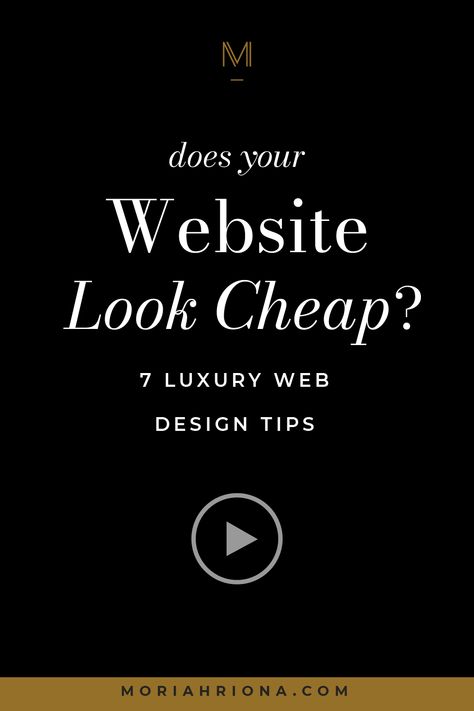 Want to know how to elevate your branding with luxury website design? This blog post is for you! You’ll learn our best website design tips on how to create a luxury brand by avoiding 7 BIG mistakes on your website. #websitedesign #webdesign #luxurybrand #brandingtips Stunning Website Design, Digital Products Website Design, Luxury Fashion Website Design, Website Creative Design, Luxury Website Design Layout, Luxurious Website Design, Elegant Website Design Inspiration, Sophisticated Website Design, Web Design Agency Website