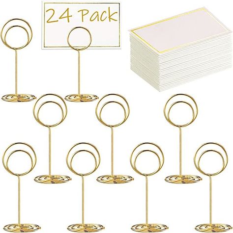 Gold Table Number Holders, Wedding Table Name Cards, Gold Table Numbers, Table Name Cards, Table Number Holders, Wedding Table Names, Table Card Holder, Place Card Holder, Name Card Holder