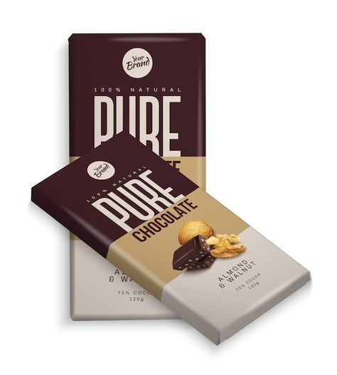 Chocolate Bar Packaging, Packaging Box Design, Package Template, Chocolate Pack, Food Park, Flash Logo, Bakery Packaging, Dark Chocolate Bar, Cookie Packaging