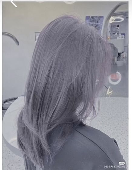 Platinum Purple Hair, Light Violet Hair, Grey Hair Korean, Lilac Silver Hair, Lavender Grey Hair, Periwinkle Hair, 2024 Hair Trends For Women, Soft Blonde Hair, 2024 Hair Trends