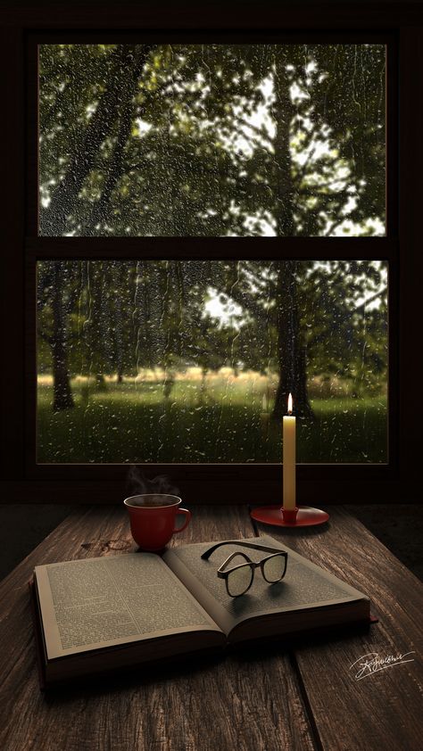 Rainy Day Photography, Rainy Window, Cozy Rainy Day, Rainy Day Aesthetic, I Love Rain, Rain Wallpapers, Video Nature, Dark Nature Aesthetic, Book Wallpaper