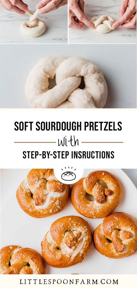 Sourdough Pretzels Recipe, Easy Overnight Sourdough, Sourdough Pretzel Recipe, Sourdough Pretzels, Overnight Sourdough, Active Sourdough Starter, Recipe Using Sourdough Starter, Sourdough Recipe, Sourdough Starter Discard Recipe