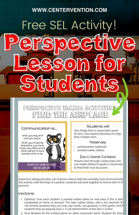 Perspective Taking Social Skills, Perspective Taking Activities For Teens, Perspective Taking Activities For Kids, Perspective Taking Activities, Social Emotional Learning Middle School, Executive Functioning Activities, Empathy Lessons, Empathy Activities, Adolescent Therapy