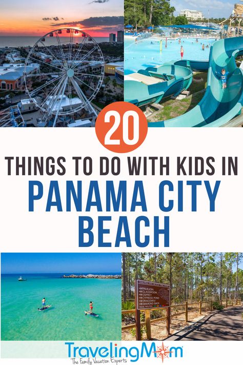 Panama City Beach Florida Kids, Florida With Kids, Beach With Kids, Things To Do In Panama, Gulf Coast Vacations, Shell Island, Panama City Florida, Panama City Beach Fl, Beach Destinations