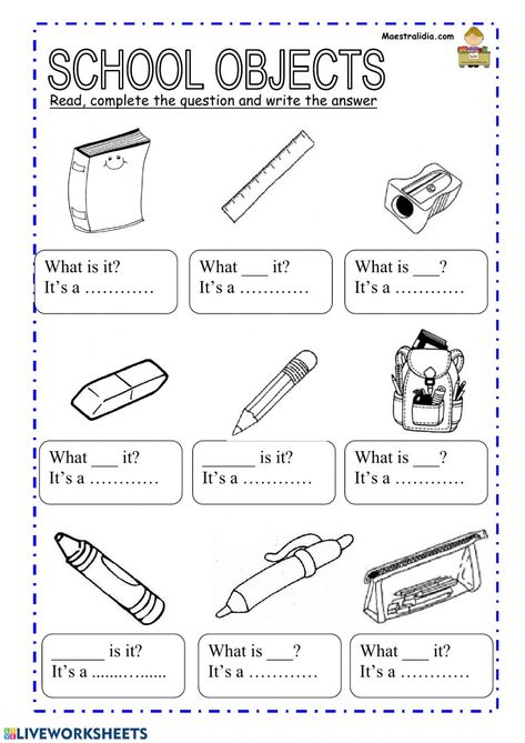 School English, Do You Prefer Questions, What's This Worksheet, My Your Worksheet, At School Worksheets, What Is This Worksheet, Stationary Worksheet, I Have Worksheets For Kids, I Can Worksheet For Kids