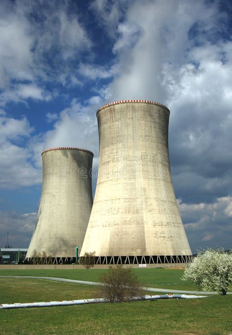 Nuclear Cooling Tower, Nuclear Power Plant Aesthetic, Nuclear Energy Aesthetic, Nuclear Power Plant Illustration, Nuclear Power Plant Model, Waste Art, Thermal Power Plant, Chernobyl Nuclear Power Plant, Nuclear Plant